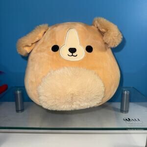 Stevon Golden Retriever Squishmallows Plush 8” Tan Cream Dog EUC